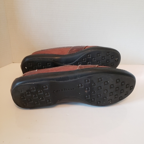 Cole Haan Mens Brown Leather Penny Loafer Slip On Shoes, - Picture 5 of 8